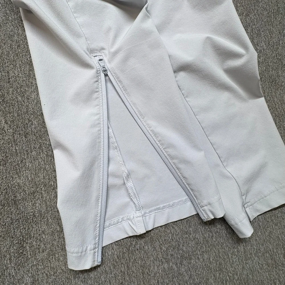 Under‎ Armour Mens Squad Warm-Up Pants Gray Medium Tall Tapered Zip Ankle